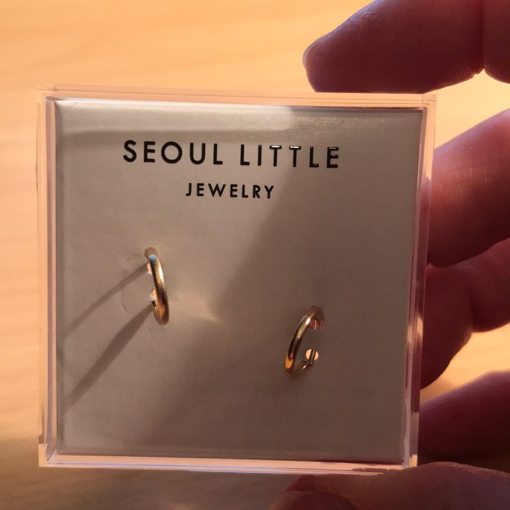 Small hoop earring